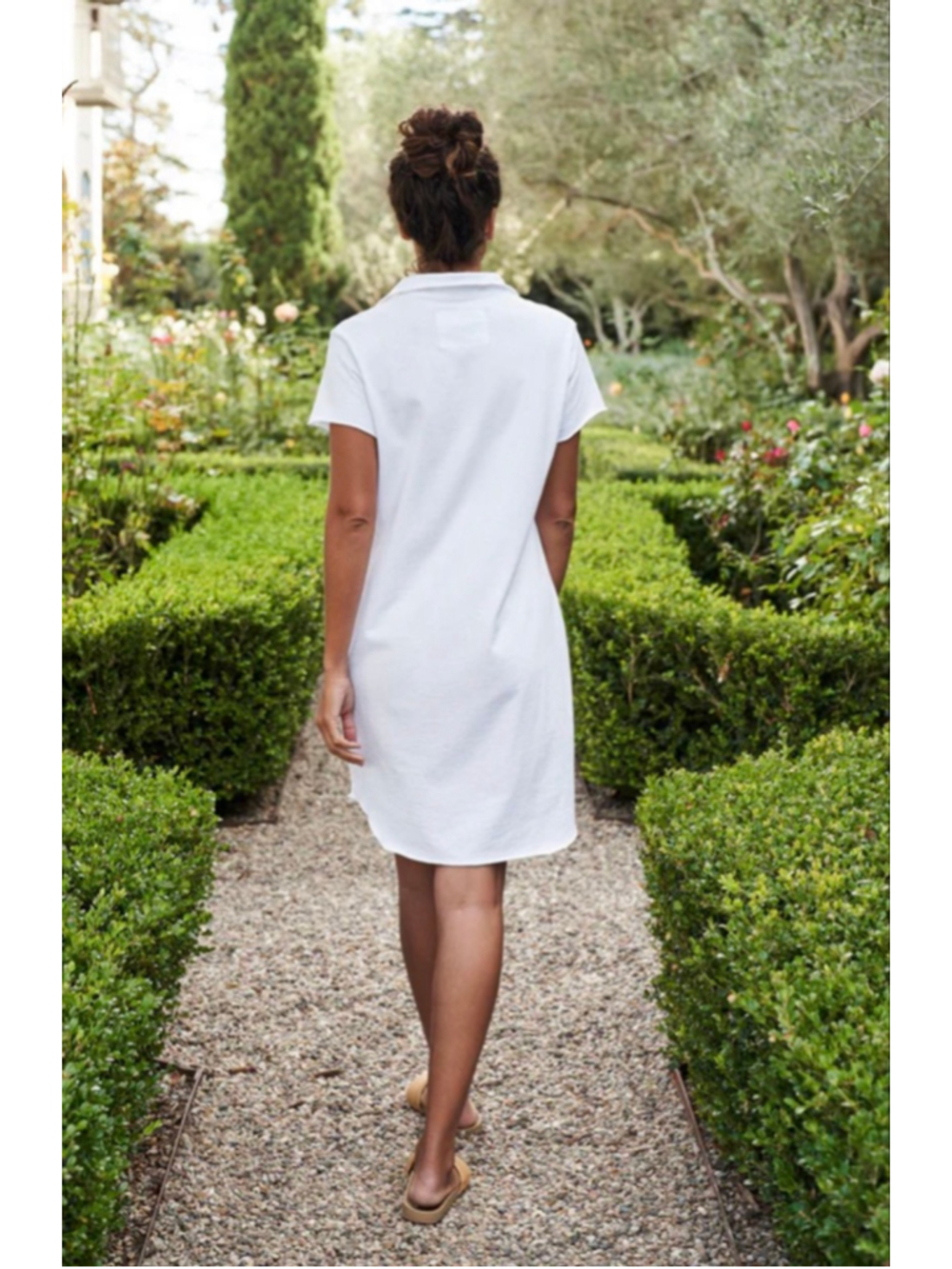 New Frank & Eileen White Lauren Mini Dress M - Picture 2 of 4